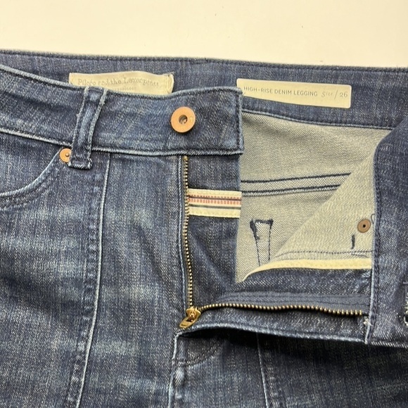 Pilcro And The Letterpress by Anthropologie High Rise Denim Legging Size 26 - Picture 16 of 16